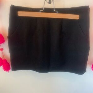J. Crew pleated, lined skirt, 2 side pockets